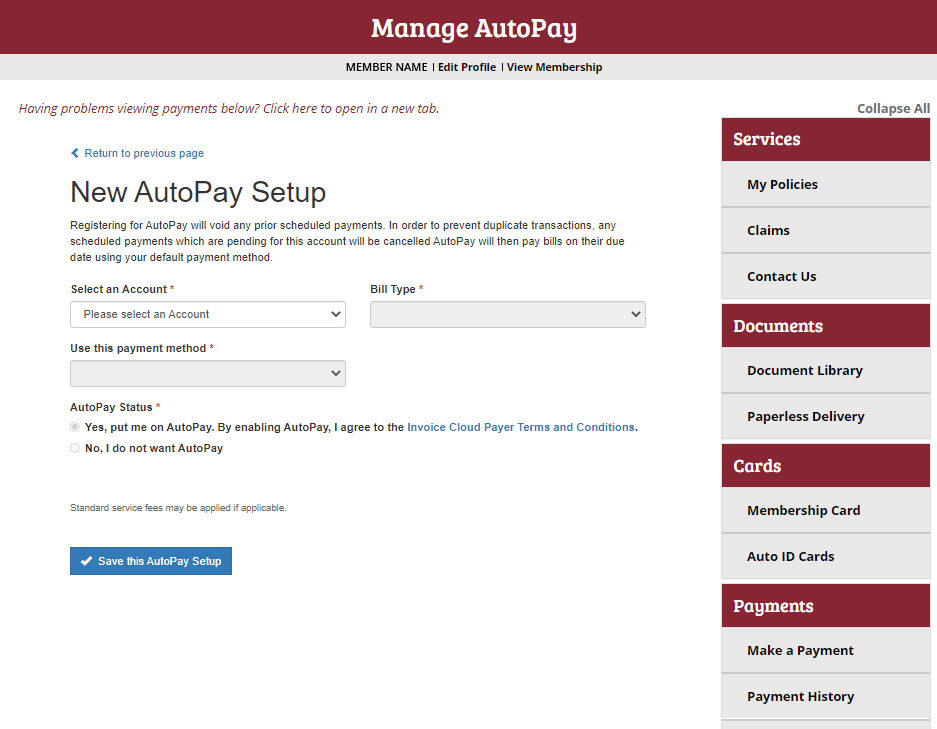 Set Up Auto Pay Step 7